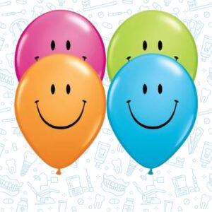U 6 Ballonnen Smile Met Achtergrond