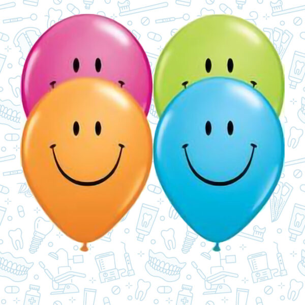 U 6 Ballonnen Smile Met Achtergrond