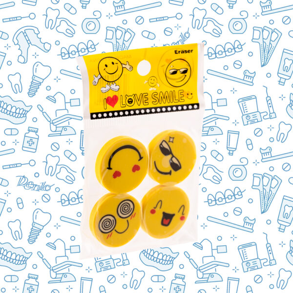 DNL313 Mini Emoji Gum (36x4) 144st 2 Denlo 1000px