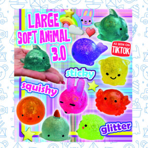 Large squishy Glitter animal 3.0