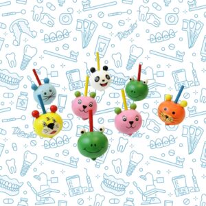 Houten dieren tolletjes