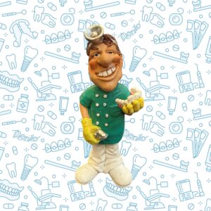 Tandarts beeldje man