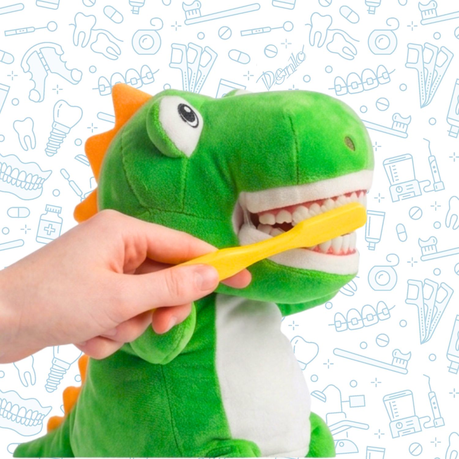 Brush Plush Dino<span class="amount">(per piece) DNL363 - Image 2
